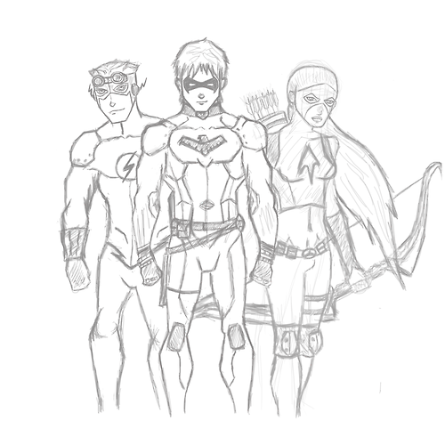 ぬりえページ: DCコミックスのスーパーヒーロー (スーパーヒーロー) #80294 - 無料の印刷可能なぬりえページ