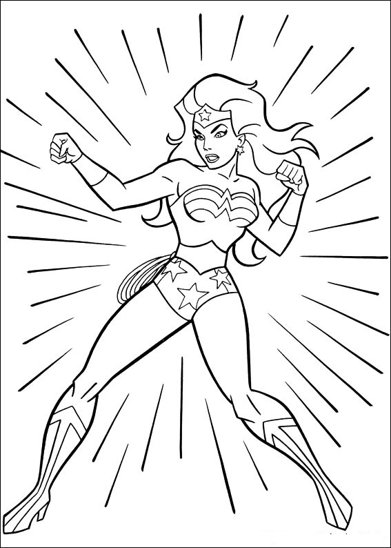 ぬりえページ: DCコミックスのスーパーヒーロー (スーパーヒーロー) #80295 - 無料の印刷可能なぬりえページ