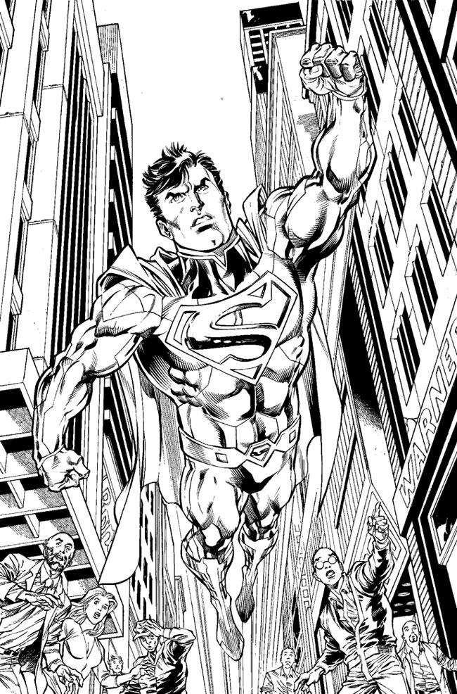 ぬりえページ: DCコミックスのスーパーヒーロー (スーパーヒーロー) #80367 - 無料の印刷可能なぬりえページ