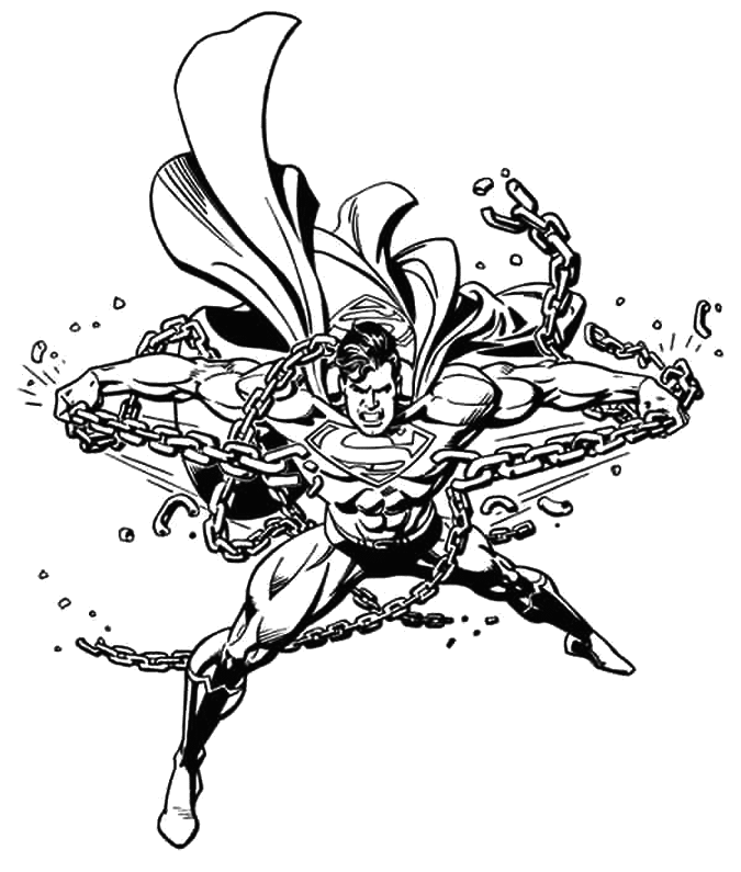 ぬりえページ: DCコミックスのスーパーヒーロー (スーパーヒーロー) #80408 - 無料の印刷可能なぬりえページ