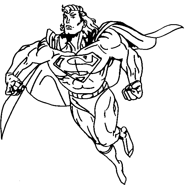 ぬりえページ: DCコミックスのスーパーヒーロー (スーパーヒーロー) #80422 - 無料の印刷可能なぬりえページ