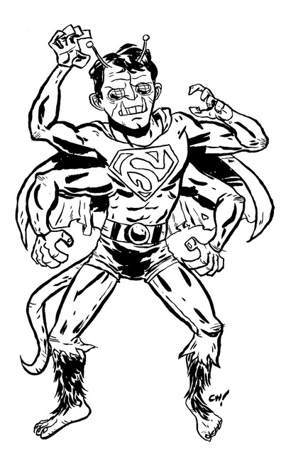 ぬりえページ: DCコミックスのスーパーヒーロー (スーパーヒーロー) #80441 - 無料の印刷可能なぬりえページ
