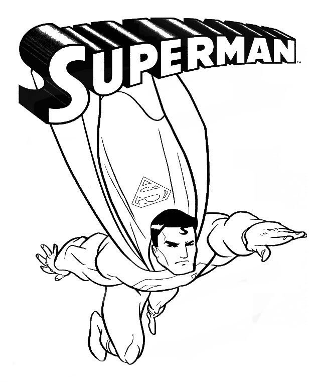 ぬりえページ: DCコミックスのスーパーヒーロー (スーパーヒーロー) #80461 - 無料の印刷可能なぬりえページ