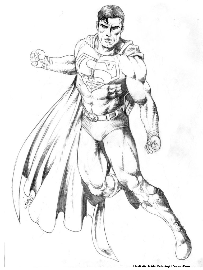 ぬりえページ: DCコミックスのスーパーヒーロー (スーパーヒーロー) #80519 - 無料の印刷可能なぬりえページ