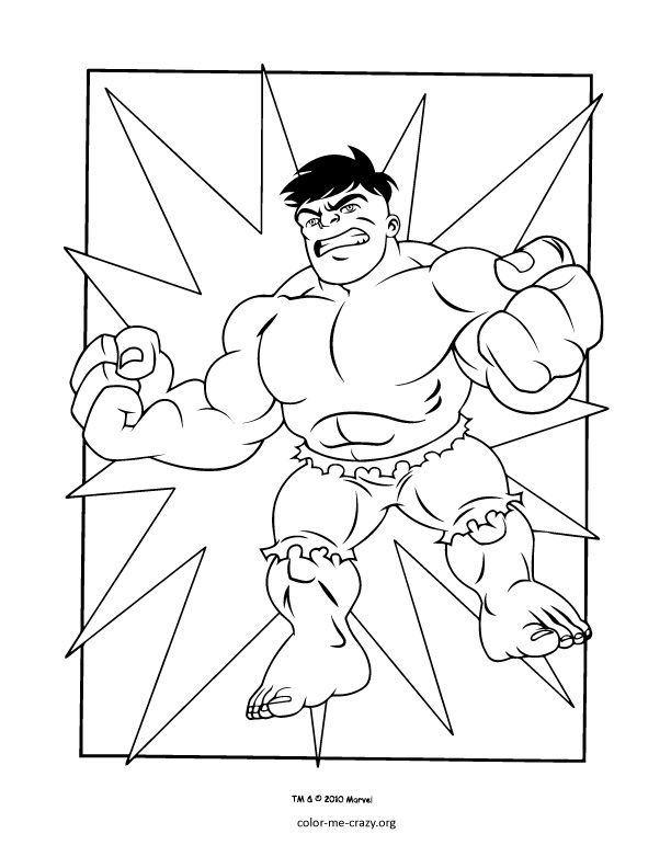 ぬりえページ: マーベル スーパー ヒーローズ (スーパーヒーロー) #79623 - 無料の印刷可能なぬりえページ