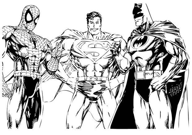 ぬりえページ: マーベル スーパー ヒーローズ (スーパーヒーロー) #79790 - 無料の印刷可能なぬりえページ