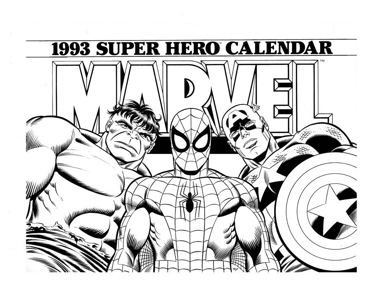 ぬりえページ: マーベル スーパー ヒーローズ (スーパーヒーロー) #79862 - 無料の印刷可能なぬりえページ