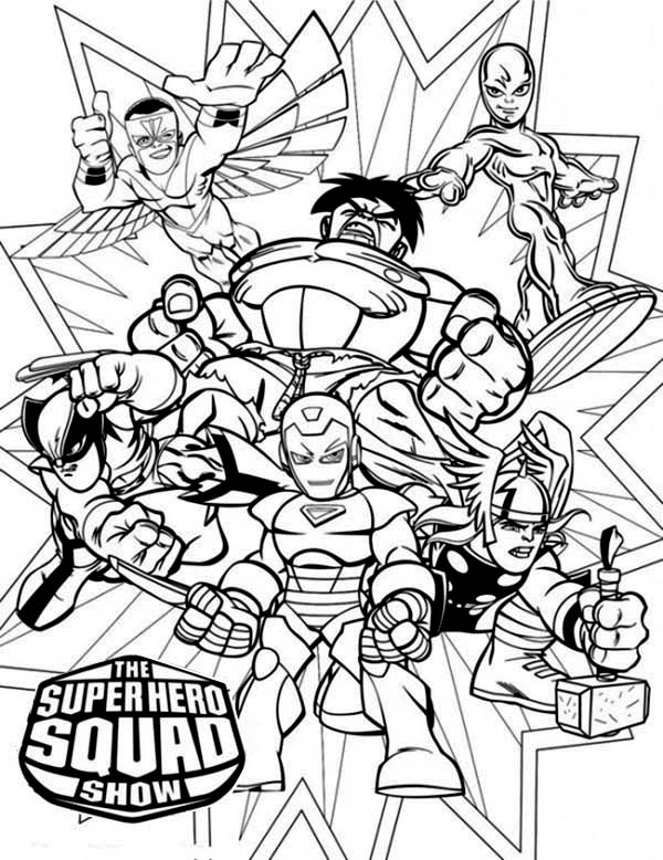 ぬりえページ: マーベル スーパー ヒーローズ (スーパーヒーロー) #79864 - 無料の印刷可能なぬりえページ