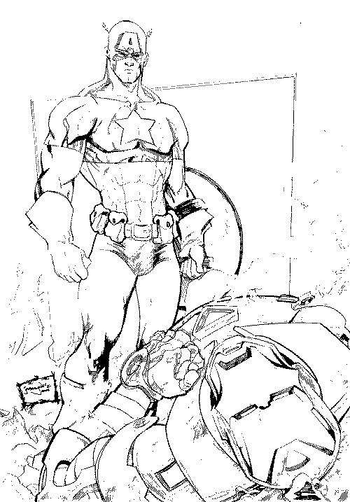 ぬりえページ: マーベル スーパー ヒーローズ (スーパーヒーロー) #79865 - 無料の印刷可能なぬりえページ