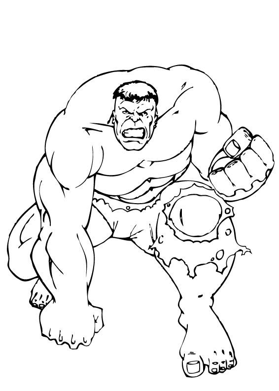 ぬりえページ: マーベル スーパー ヒーローズ (スーパーヒーロー) #80032 - 無料の印刷可能なぬりえページ