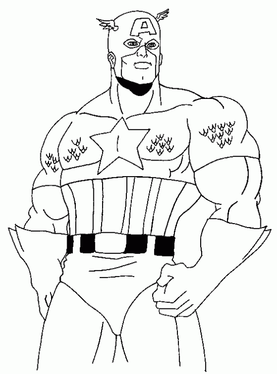 ぬりえページ: マーベル スーパー ヒーローズ (スーパーヒーロー) #80077 - 無料の印刷可能なぬりえページ