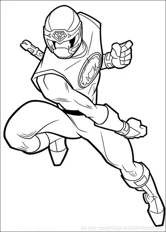ぬりえページ: パワーレンジャー (スーパーヒーロー) #49956 - 無料の印刷可能なぬりえページ