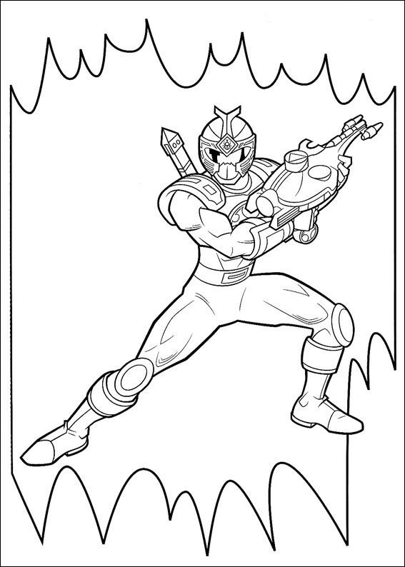 ぬりえページ: パワーレンジャー (スーパーヒーロー) #49959 - 無料の印刷可能なぬりえページ