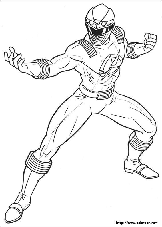 ぬりえページ: パワーレンジャー (スーパーヒーロー) #49981 - 無料の印刷可能なぬりえページ