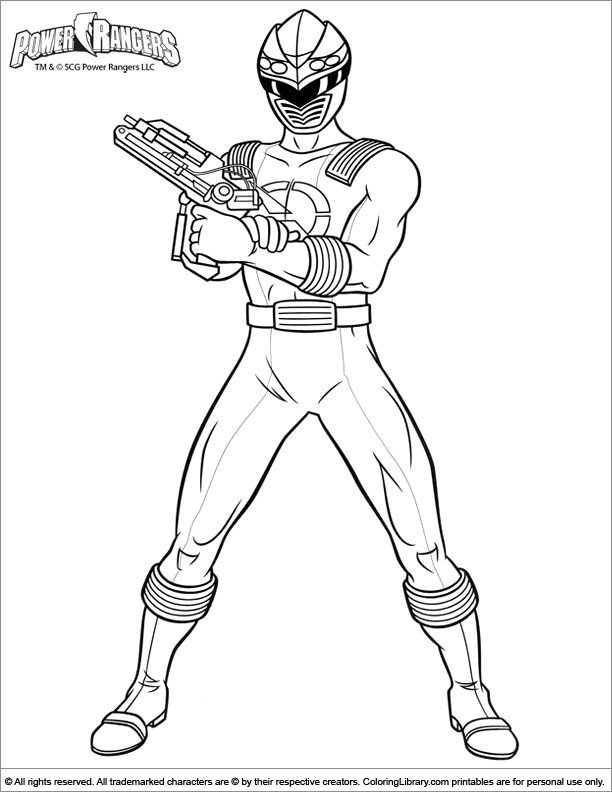 ぬりえページ: パワーレンジャー (スーパーヒーロー) #49997 - 無料の印刷可能なぬりえページ