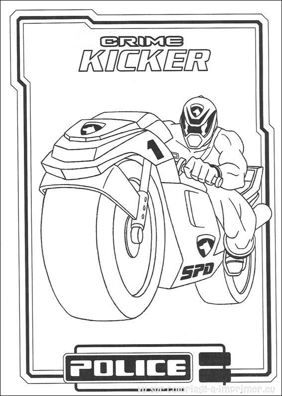 ぬりえページ: パワーレンジャー (スーパーヒーロー) #50001 - 無料の印刷可能なぬりえページ
