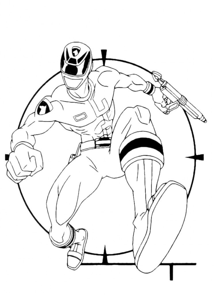 ぬりえページ: パワーレンジャー (スーパーヒーロー) #50023 - 無料の印刷可能なぬりえページ