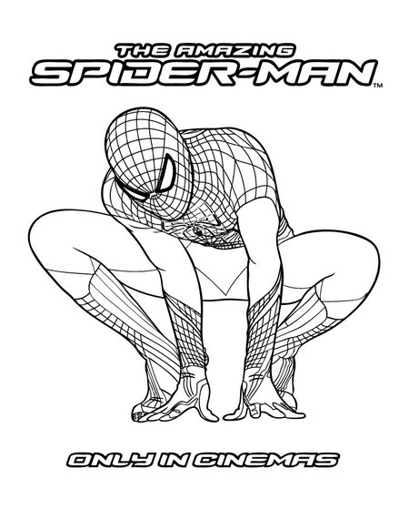 ぬりえページ: スパイダーマン (スーパーヒーロー) #78745 - 無料の印刷可能なぬりえページ