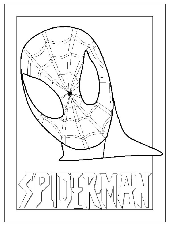 ぬりえページ: スパイダーマン (スーパーヒーロー) #78807 - 無料の印刷可能なぬりえページ