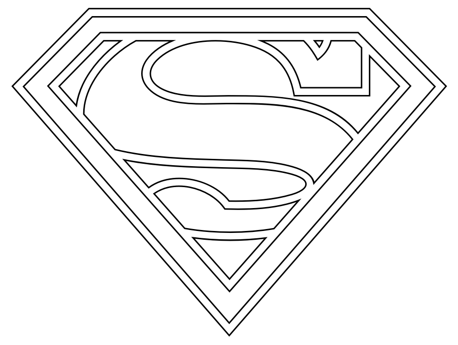 ぬりえページ: スーパーマン (スーパーヒーロー) #83651 - 無料の印刷可能なぬりえページ