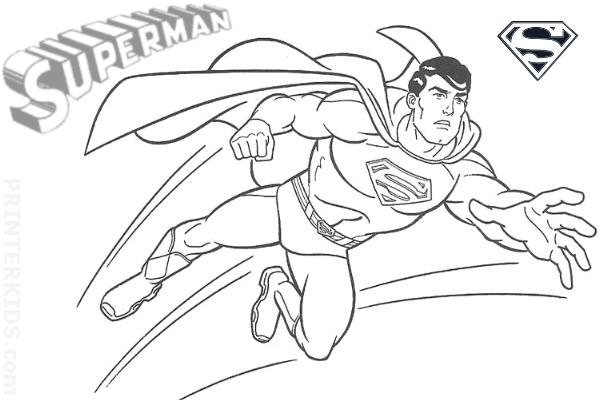 ぬりえページ: スーパーマン (スーパーヒーロー) #83672 - 無料の印刷可能なぬりえページ