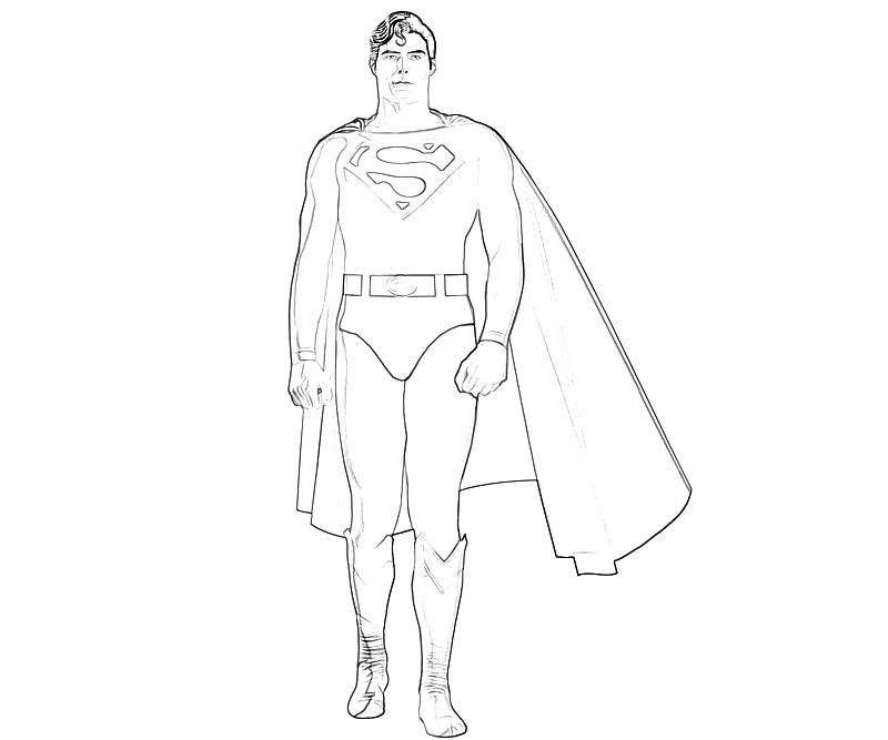 ぬりえページ: スーパーマン (スーパーヒーロー) #83837 - 無料の印刷可能なぬりえページ