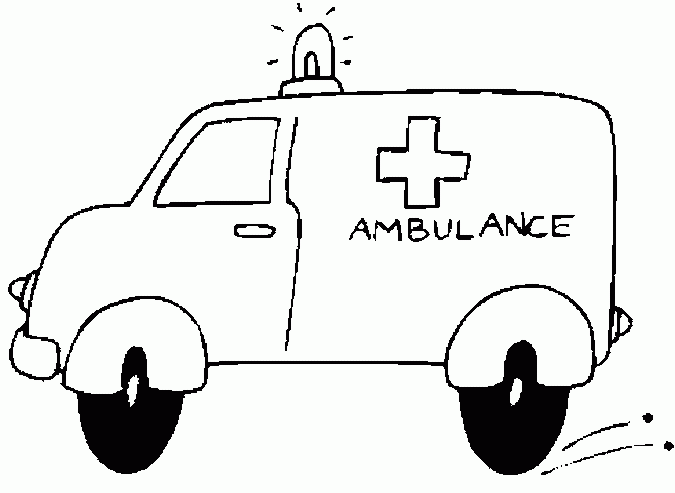 ぬりえページ: 救急車 (交通機関) #136748 - 無料の印刷可能なぬりえページ