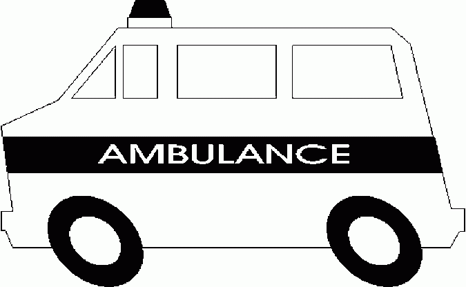 ぬりえページ: 救急車 (交通機関) #136762 - 無料の印刷可能なぬりえページ