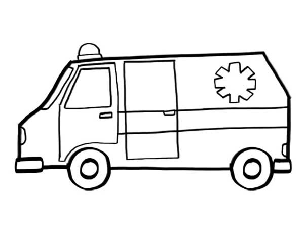 ぬりえページ: 救急車 (交通機関) #136792 - 無料の印刷可能なぬりえページ