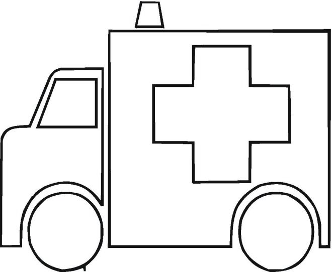 ぬりえページ: 救急車 (交通機関) #136843 - 無料の印刷可能なぬりえページ