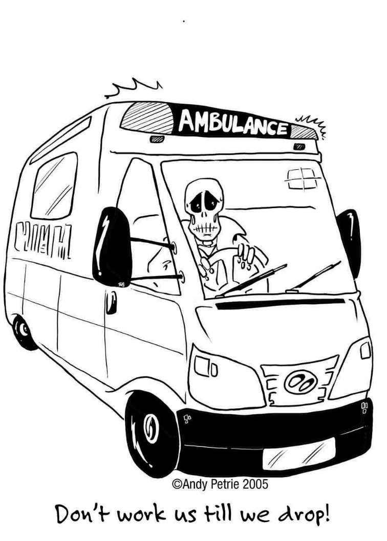 ぬりえページ: 救急車 (交通機関) #136850 - 無料の印刷可能なぬりえページ