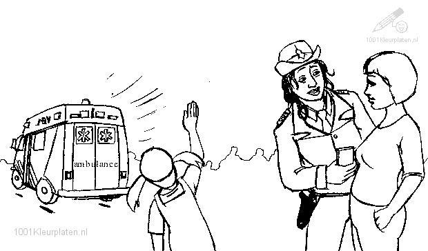 ぬりえページ: 救急車 (交通機関) #136857 - 無料の印刷可能なぬりえページ