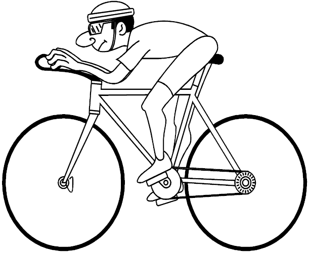 ぬりえページ: 自転車・バイク (交通機関) #136948 - 無料の印刷可能なぬりえページ