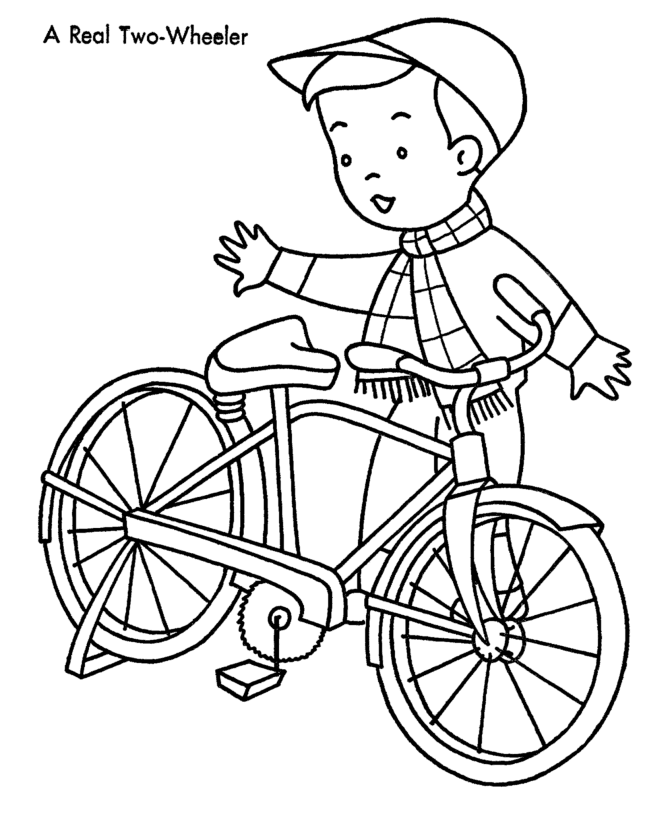 ぬりえページ: 自転車・バイク (交通機関) #136959 - 無料の印刷可能なぬりえページ