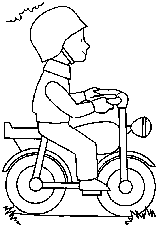 ぬりえページ: 自転車・バイク (交通機関) #136969 - 無料の印刷可能なぬりえページ