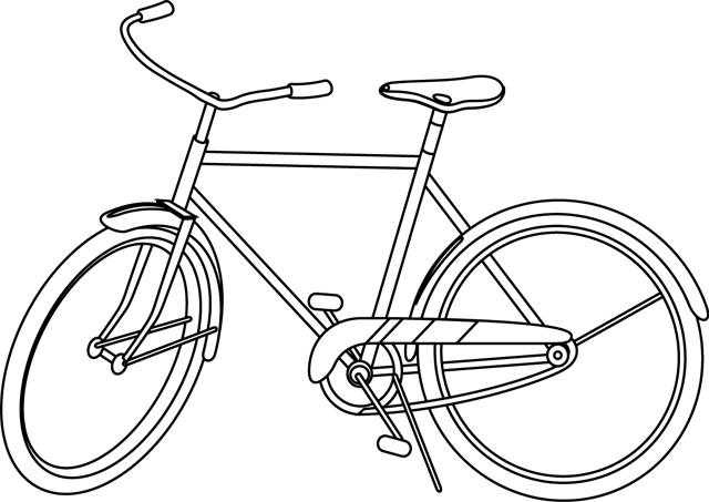 ぬりえページ: 自転車・バイク (交通機関) #136976 - 無料の印刷可能なぬりえページ