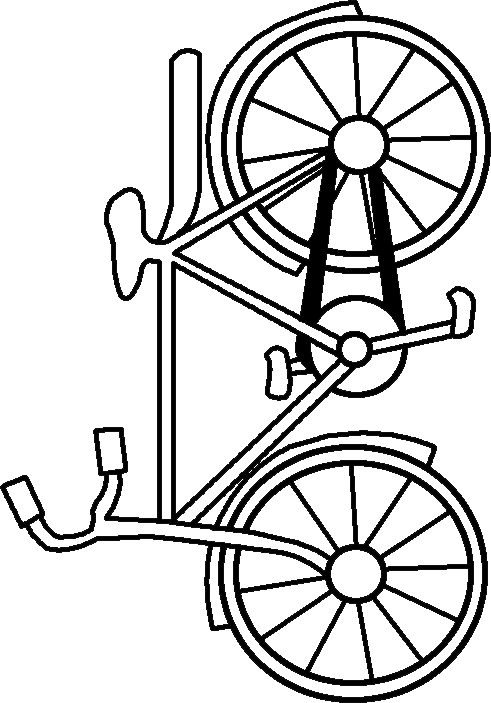 ぬりえページ: 自転車・バイク (交通機関) #136979 - 無料の印刷可能なぬりえページ