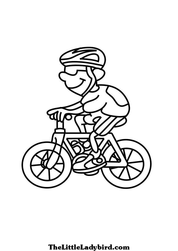 ぬりえページ: 自転車・バイク (交通機関) #136998 - 無料の印刷可能なぬりえページ