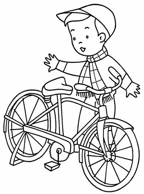 ぬりえページ: 自転車・バイク (交通機関) #137002 - 無料の印刷可能なぬりえページ