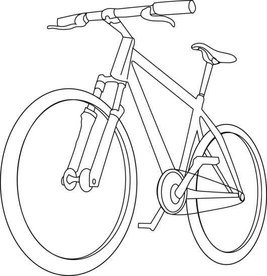 ぬりえページ: 自転車・バイク (交通機関) #137006 - 無料の印刷可能なぬりえページ