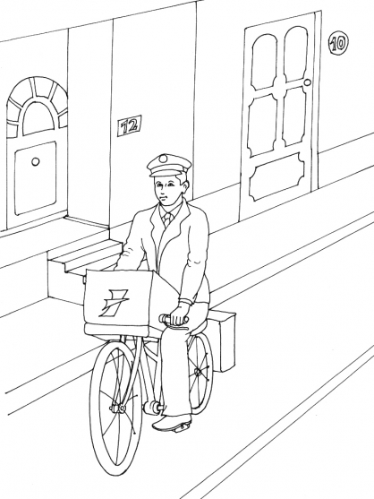 ぬりえページ: 自転車・バイク (交通機関) #137012 - 無料の印刷可能なぬりえページ