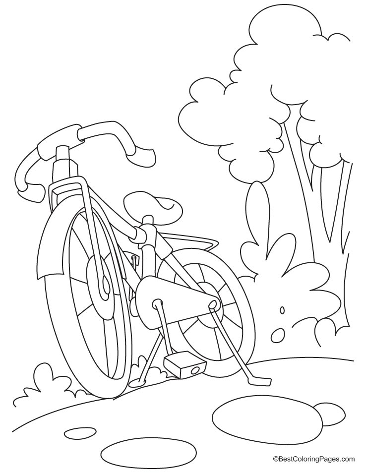 ぬりえページ: 自転車・バイク (交通機関) #137028 - 無料の印刷可能なぬりえページ