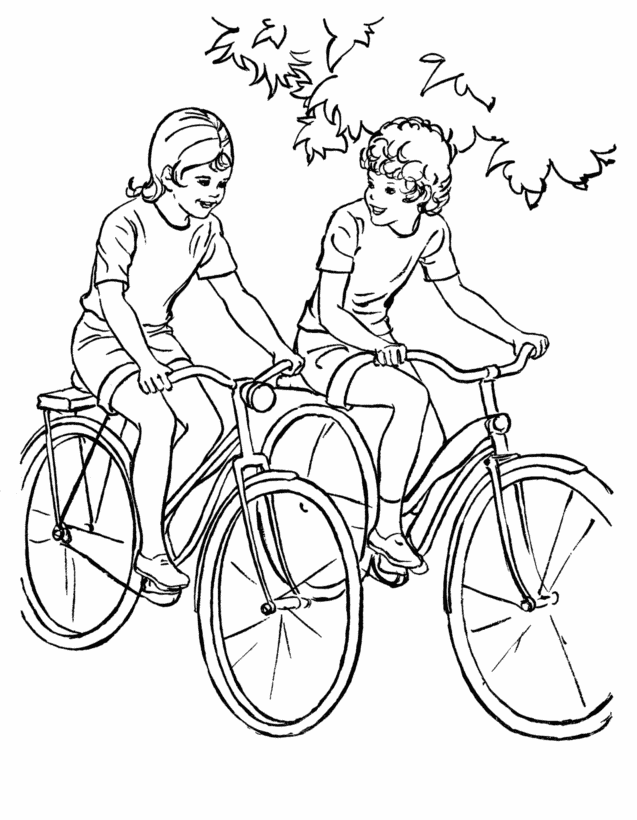 ぬりえページ: 自転車・バイク (交通機関) #137049 - 無料の印刷可能なぬりえページ