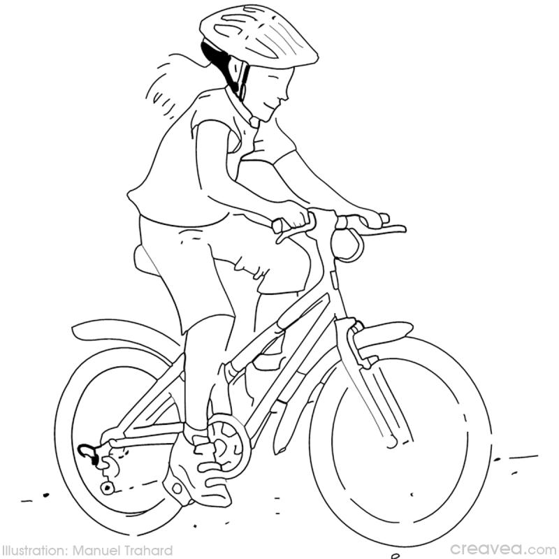 ぬりえページ: 自転車・バイク (交通機関) #137096 - 無料の印刷可能なぬりえページ
