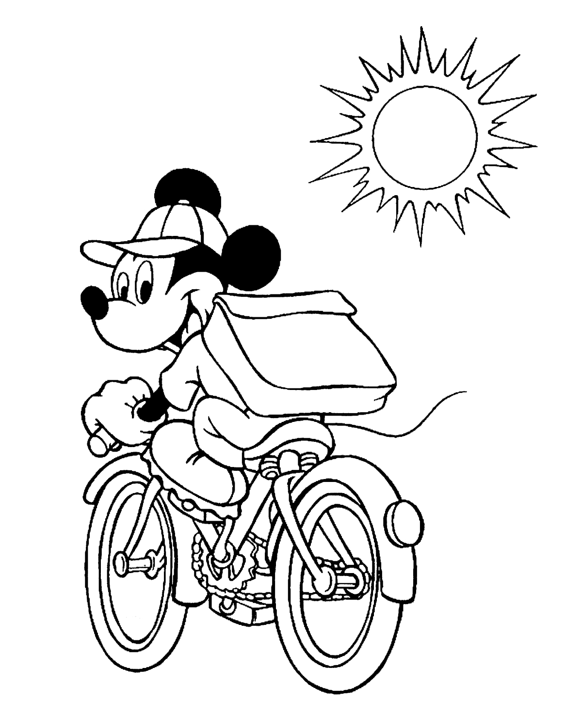 ぬりえページ: 自転車・バイク (交通機関) #137122 - 無料の印刷可能なぬりえページ