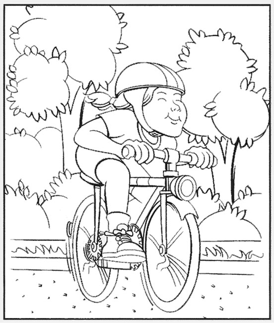 ぬりえページ: 自転車・バイク (交通機関) #137142 - 無料の印刷可能なぬりえページ