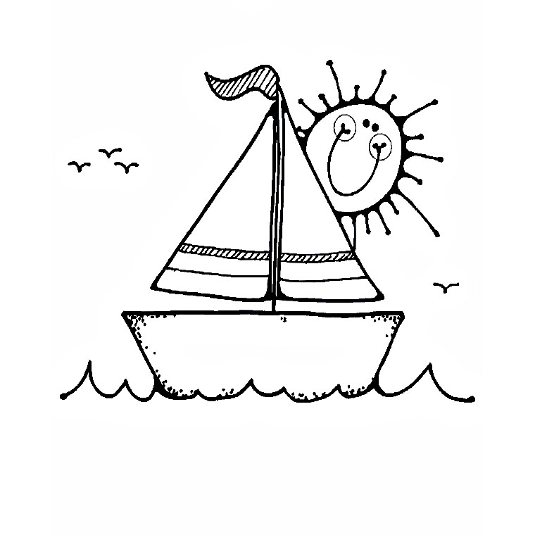 ぬりえページ: ボート・船 (交通機関) #137451 - 無料の印刷可能なぬりえページ