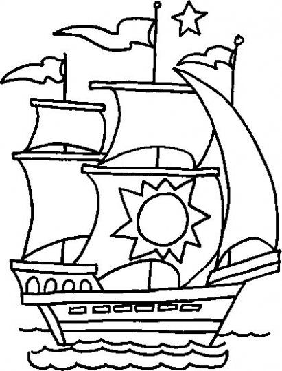 ぬりえページ: ボート・船 (交通機関) #137460 - 無料の印刷可能なぬりえページ