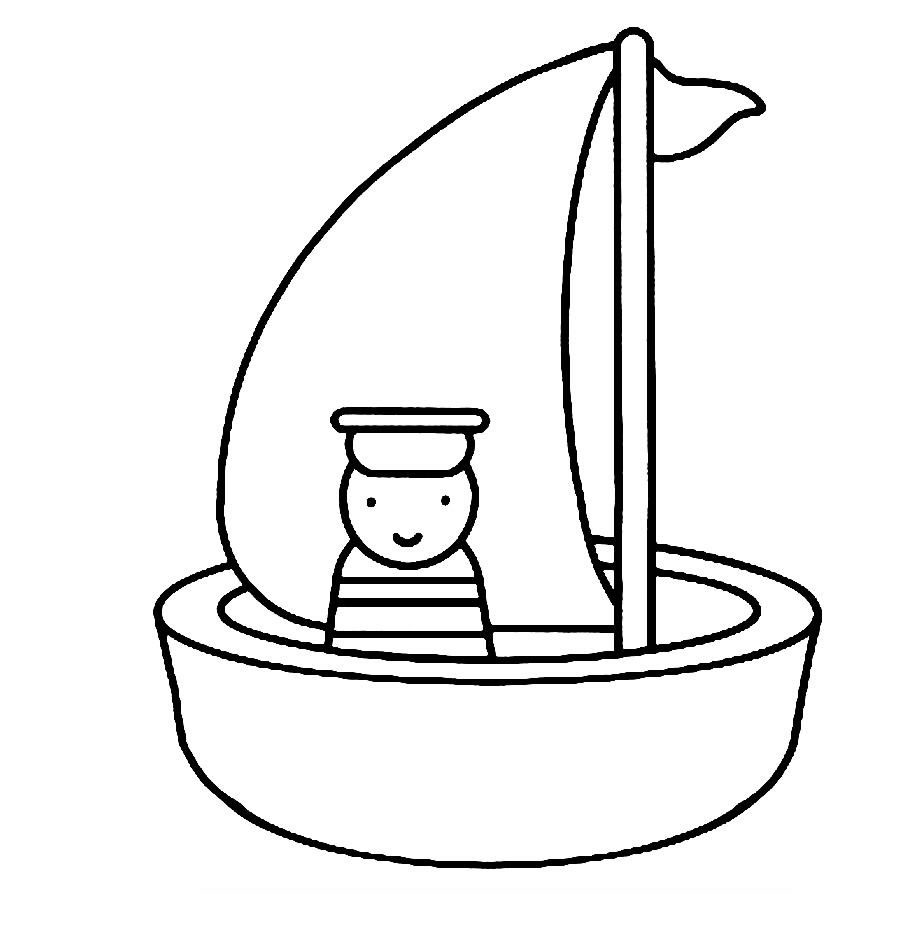 ぬりえページ: ボート・船 (交通機関) #137466 - 無料の印刷可能なぬりえページ