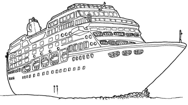 ぬりえページ: ボート・船 (交通機関) #137467 - 無料の印刷可能なぬりえページ